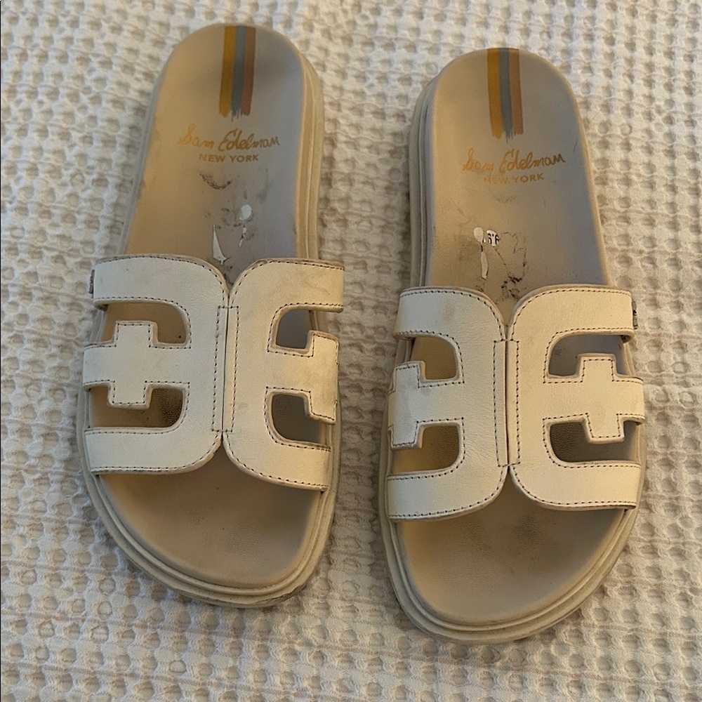 Sam Edelman Cream Sandals